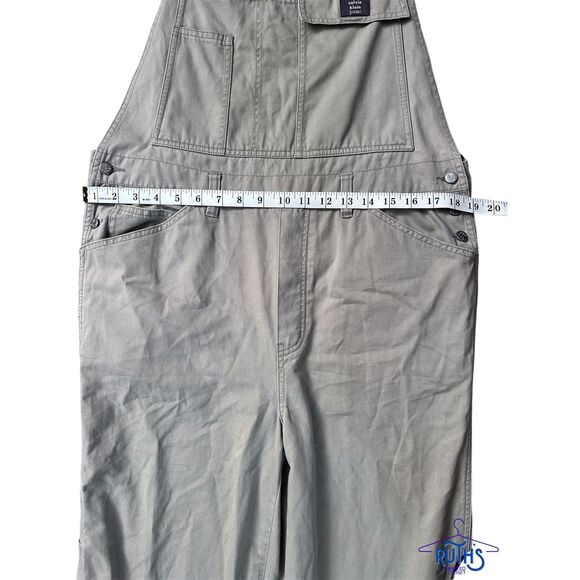 Vintage 90s/Y2K Calvin Klein Overalls Baggy Cargo Wide Leg - Picture 3 of 8